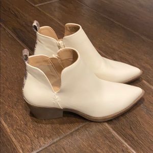 Off white booties